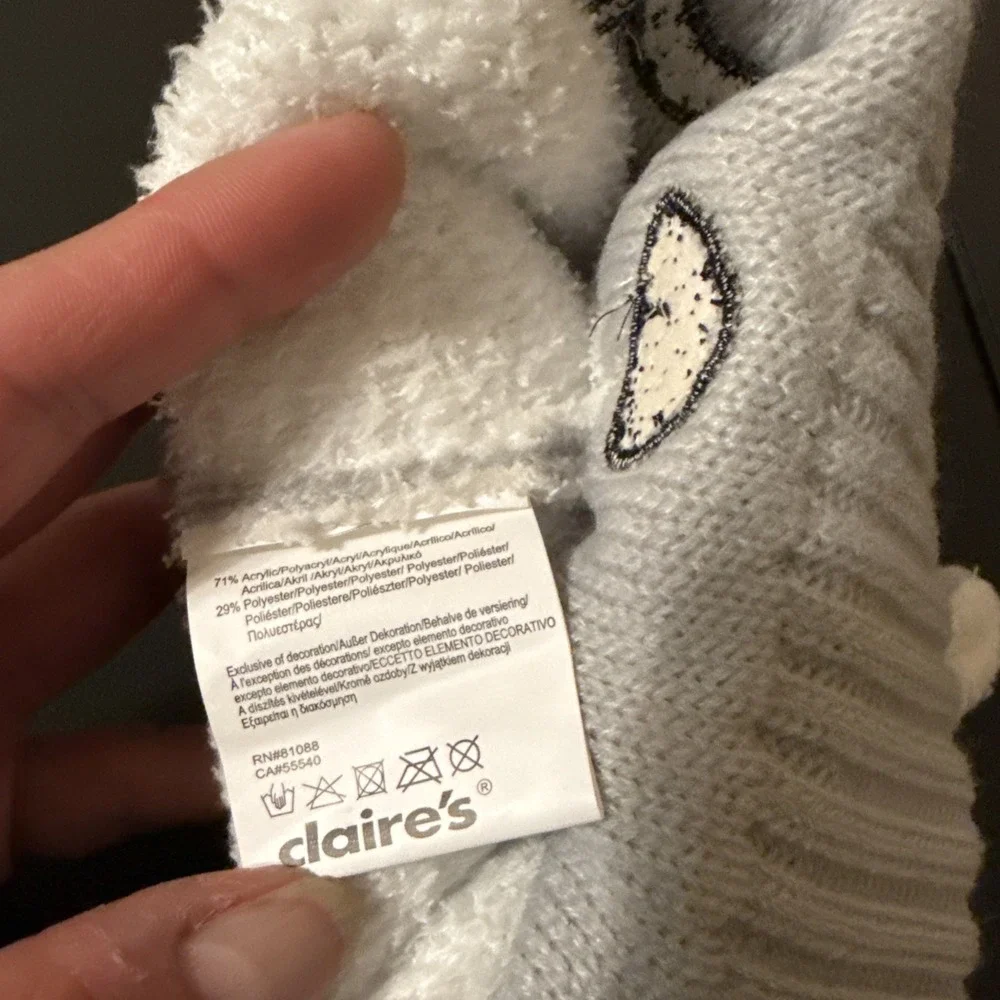 NWT Claire's Animal Style Kids Beanie-Sequined